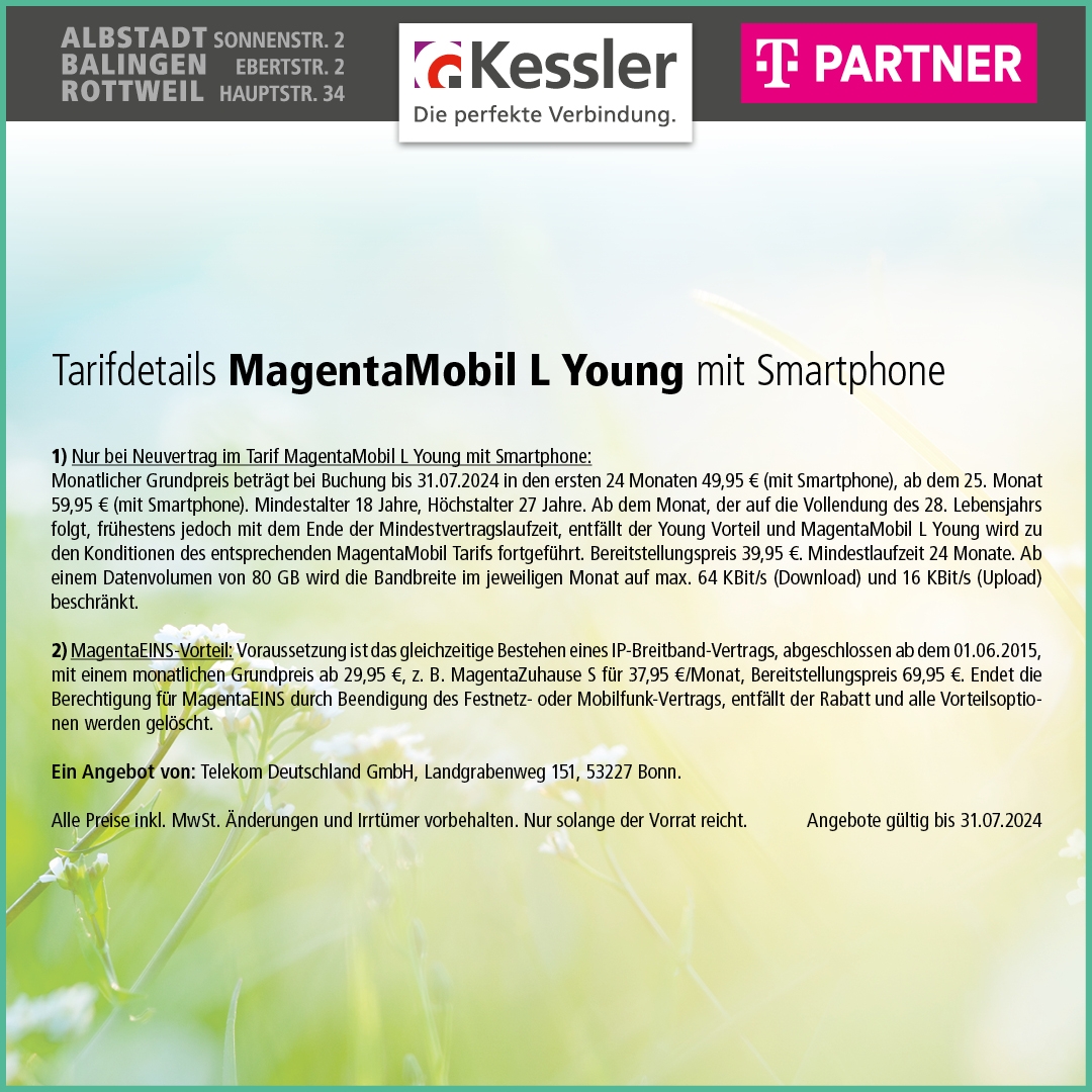 MagentaMobil L Young mit Samsung S24