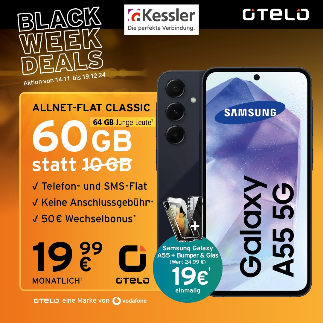 OTELO Classic 60GB mit Samsung A55