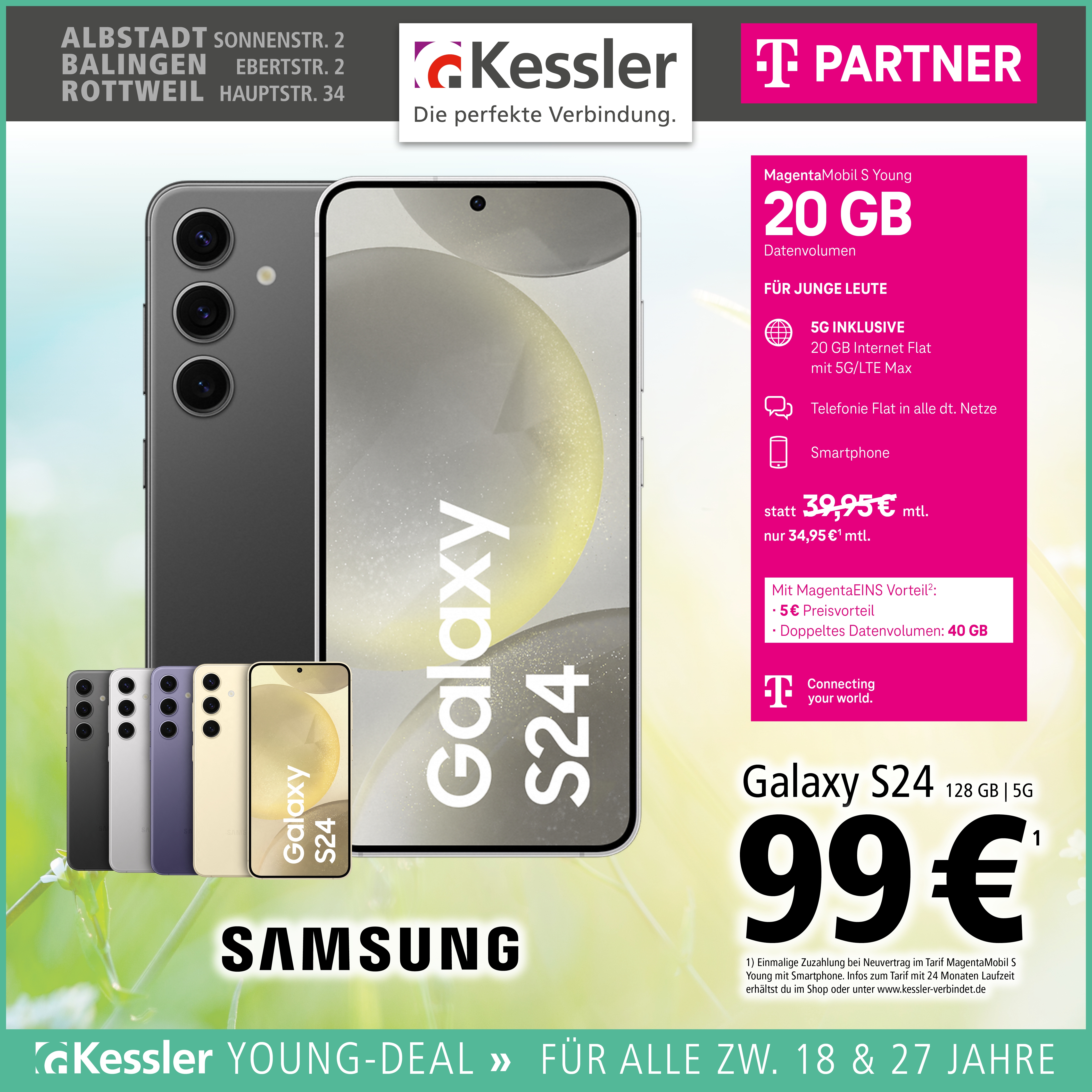 MagentaMobil S Young mit Samsung S24