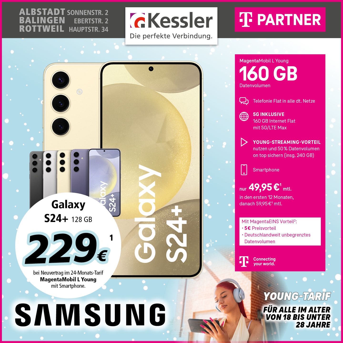 MagentaMobil L Young mit Samsung S24+