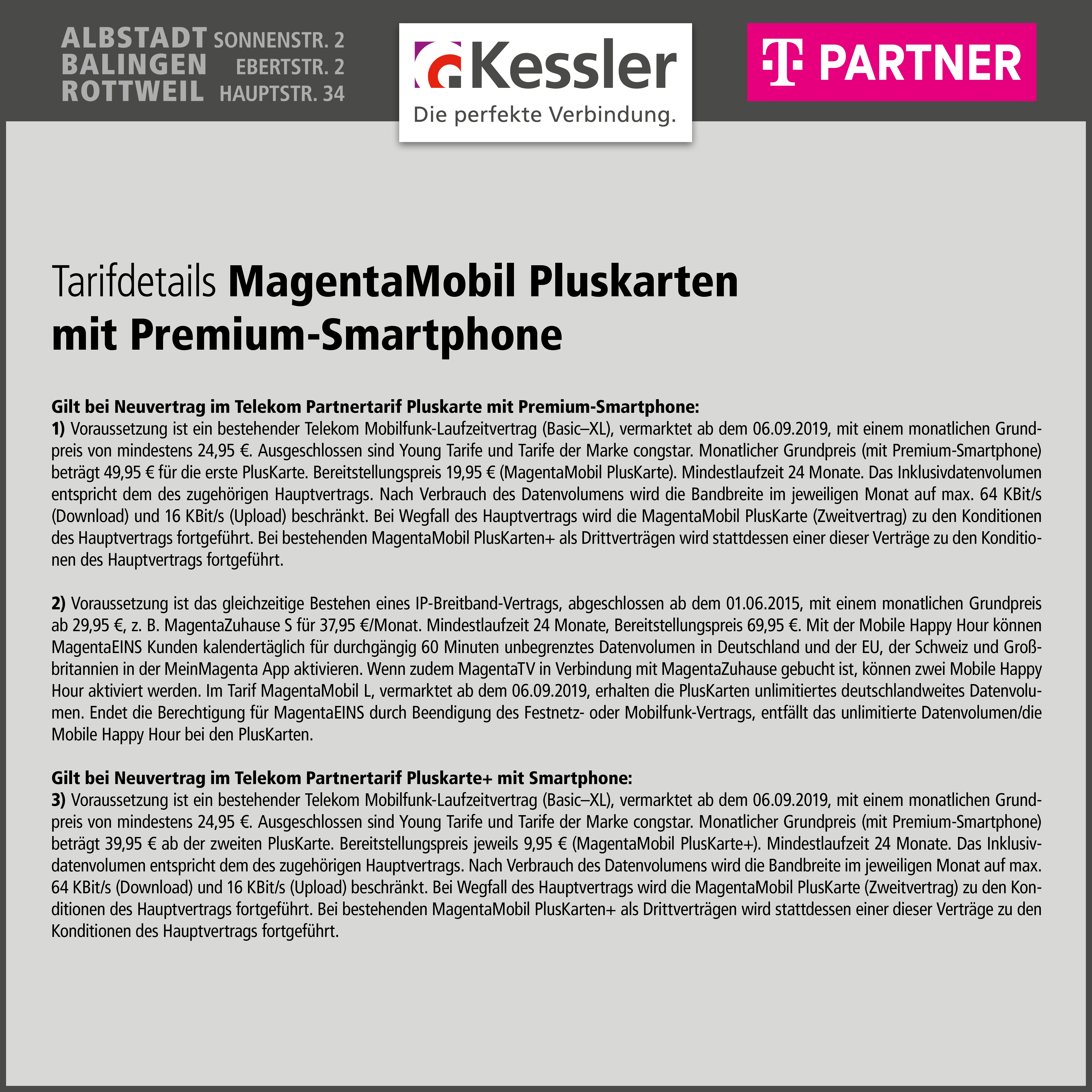 MagentaMobil PlusKarte mit IPhone 15 128GB