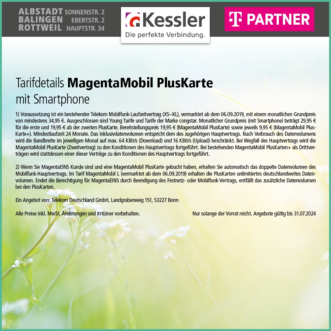 MagentaMobil Plus Karte mit IPhone 13 Family-Deal