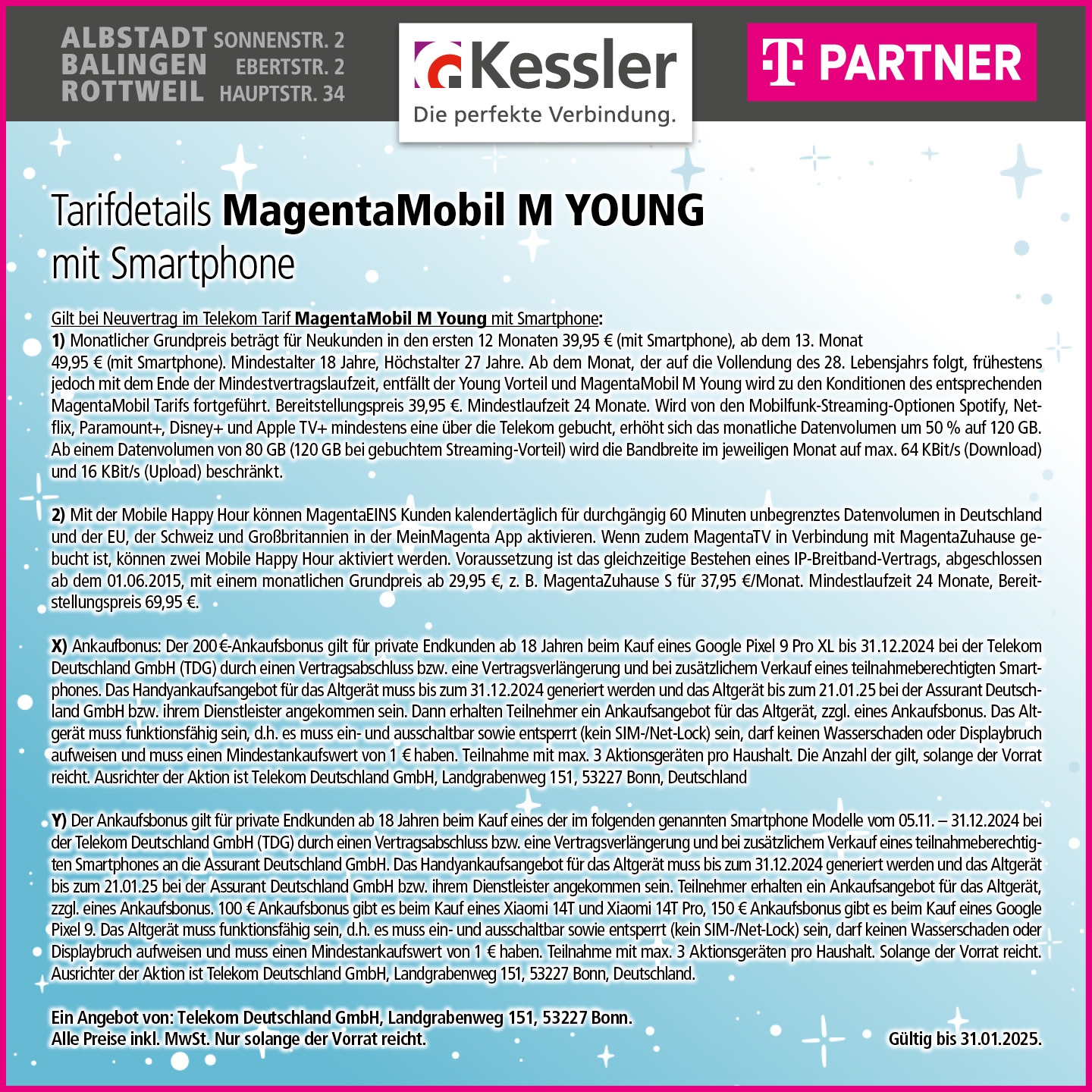 MagentaMobil M Young mit Google Pixel 9