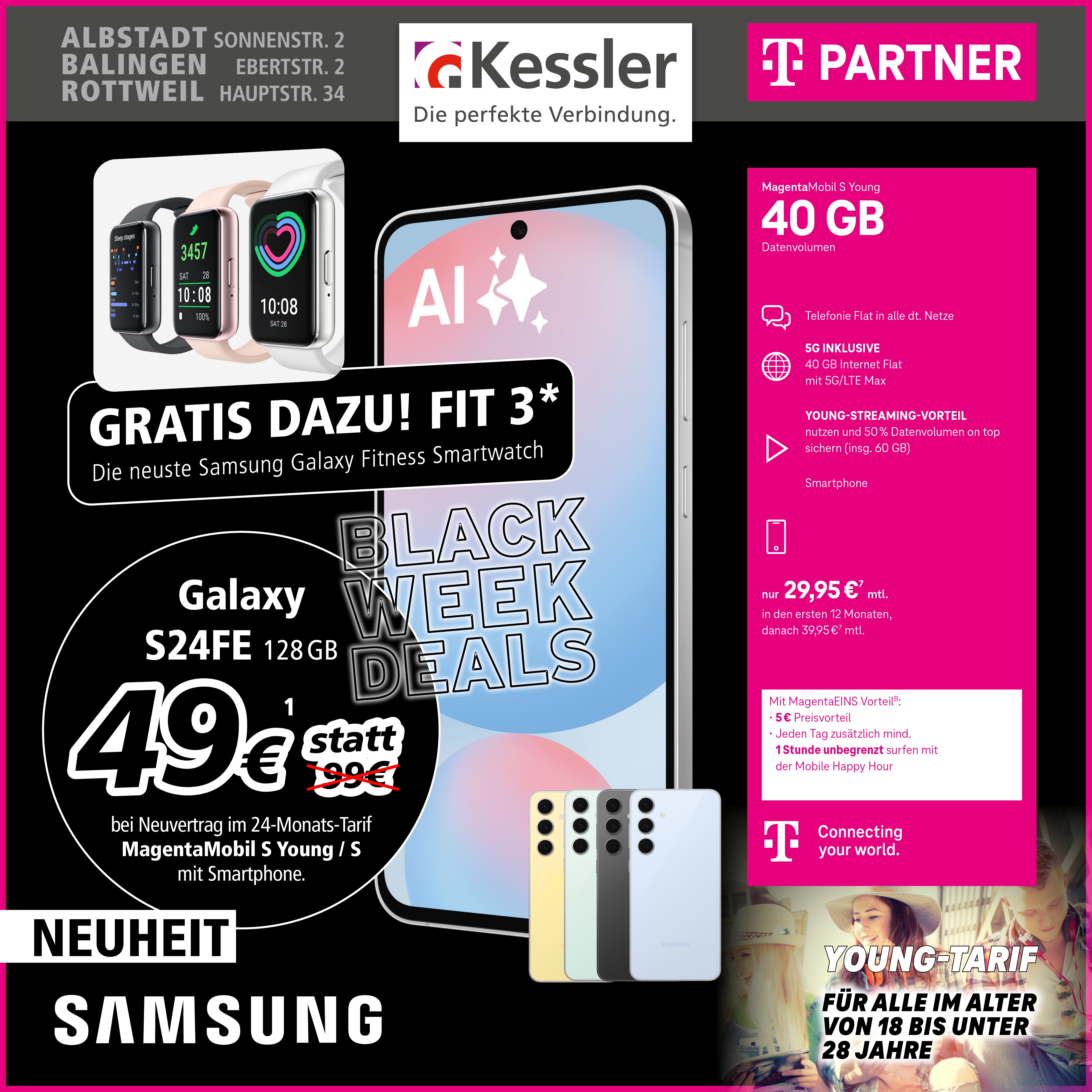 MagentaMobil S Young mit Samsung S24FE