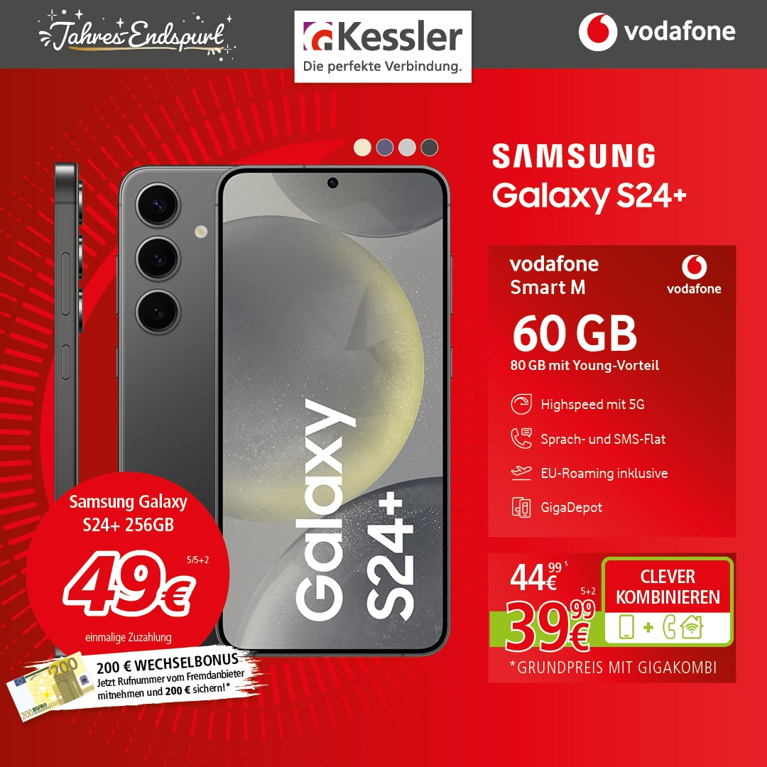 Vodafone Smart M mit Samsung Galaxy S24+