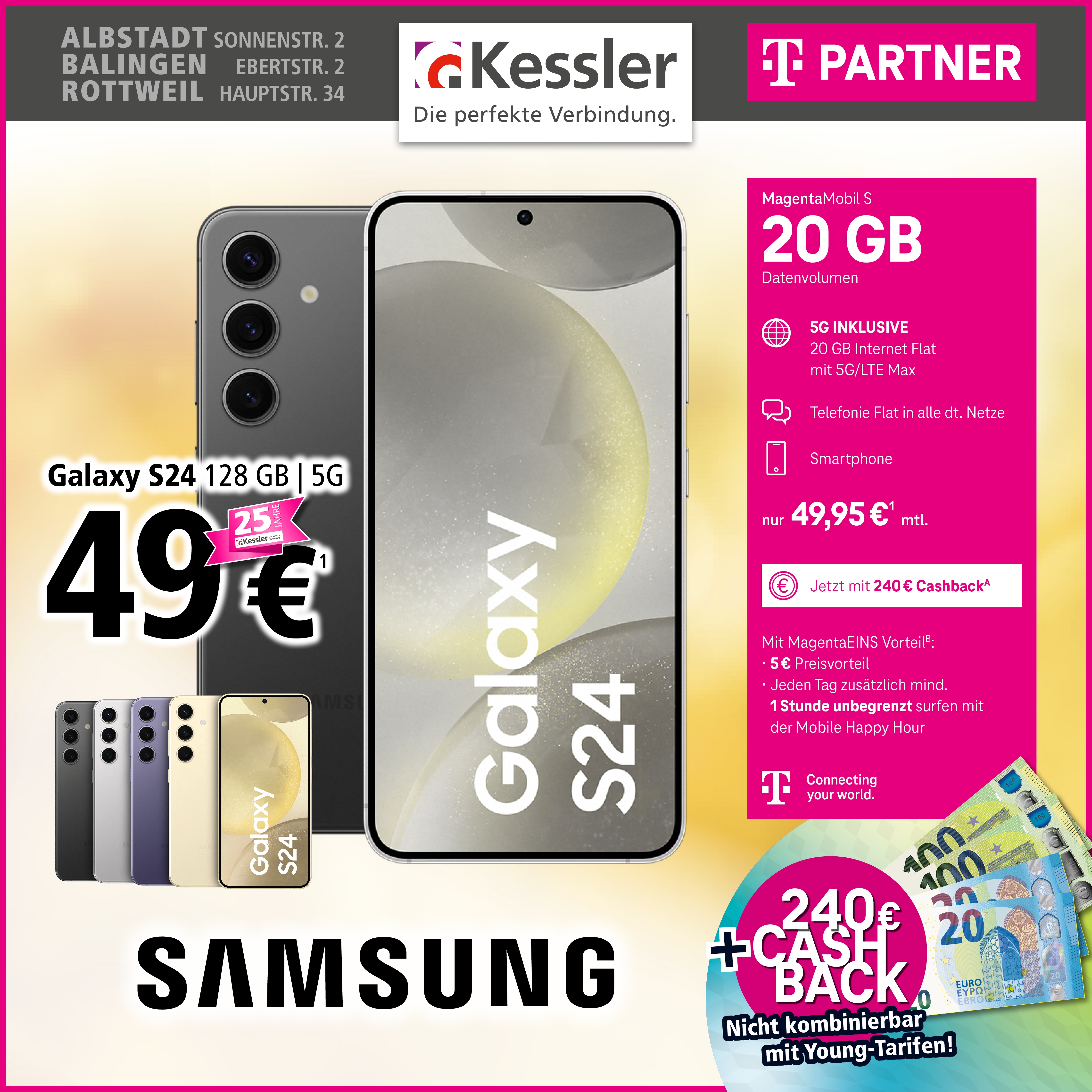 MagentaMobil S mit Galaxy S24