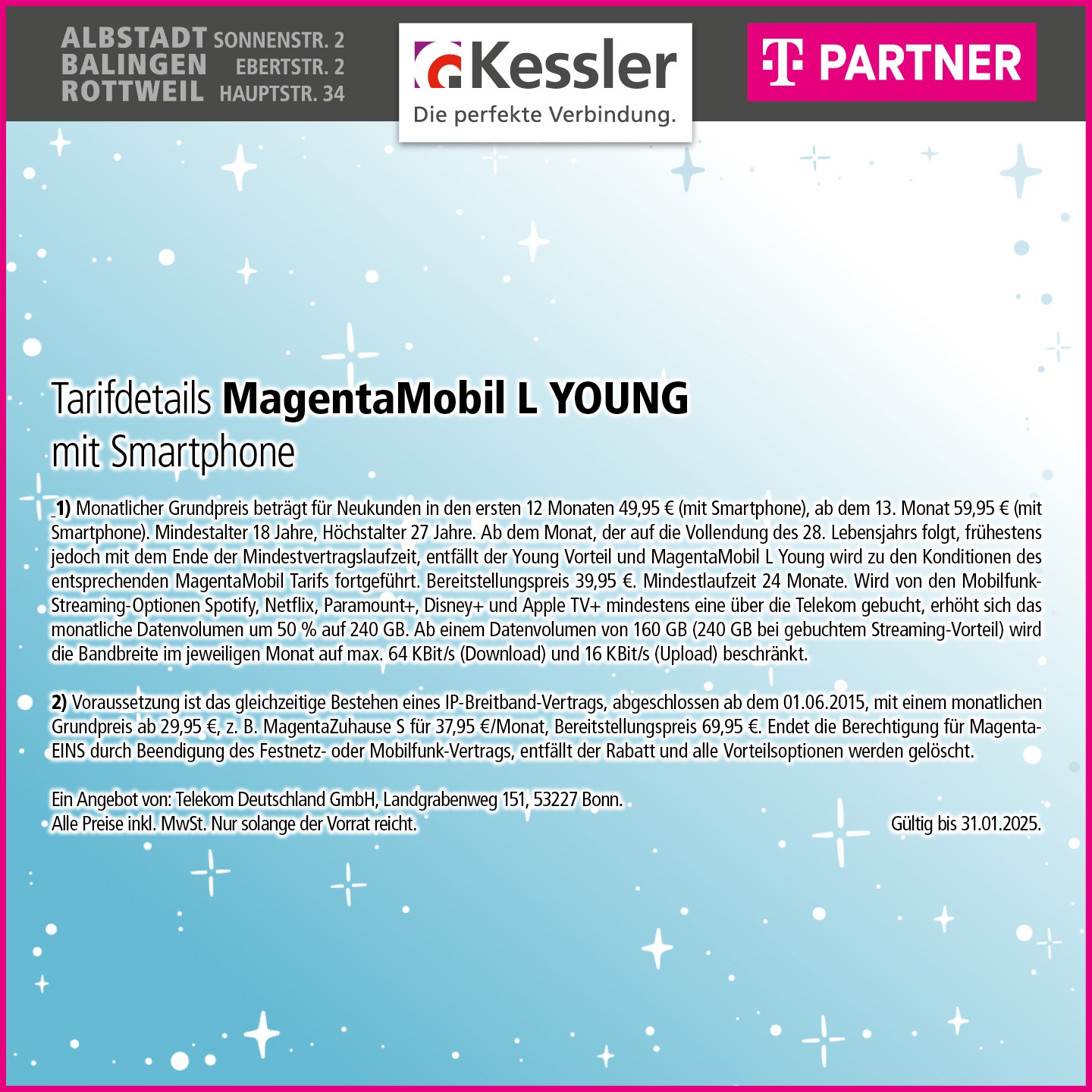 MagentaMobil L Young und IPhone 16 Pro