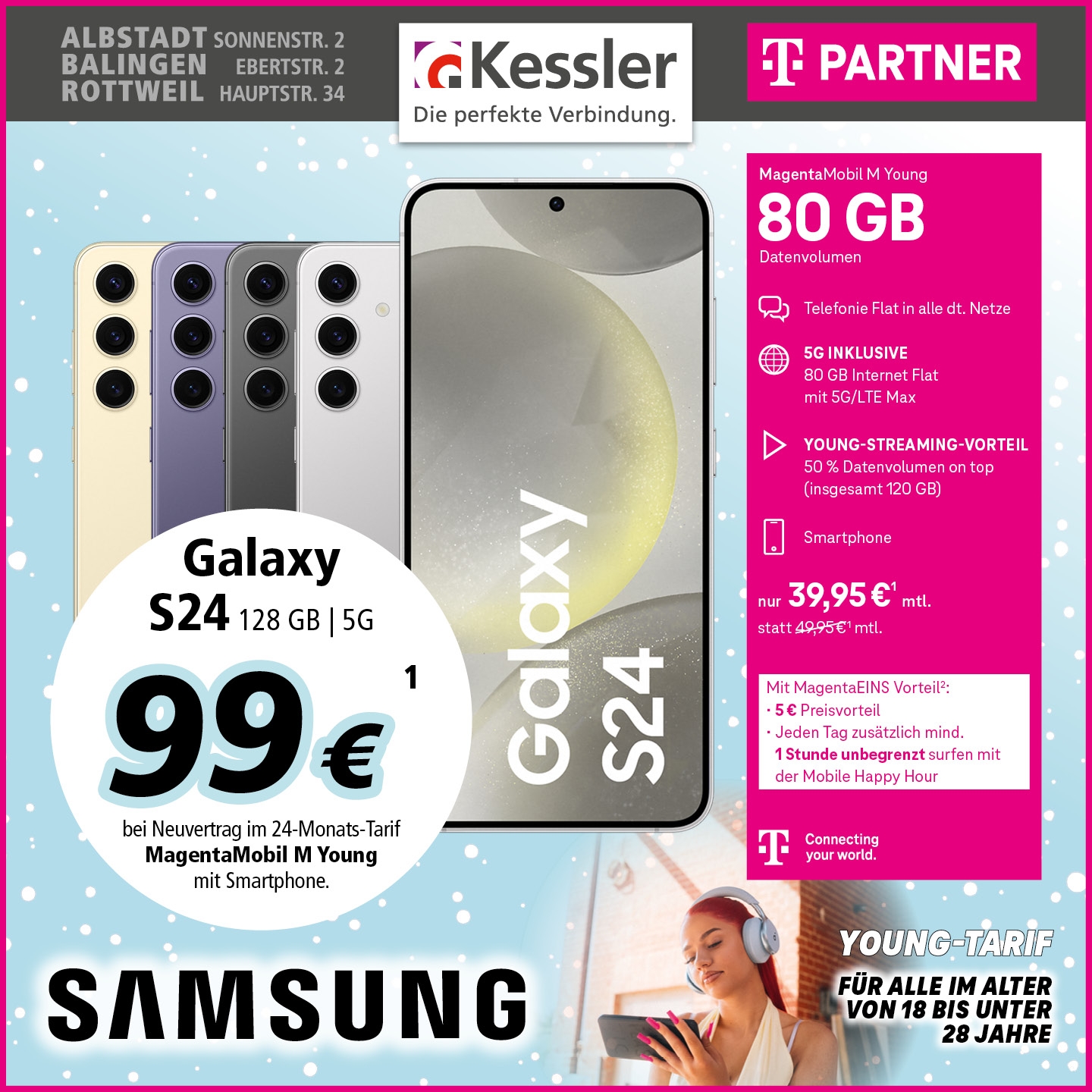 MagentaMobil M Young mit Samsung S24