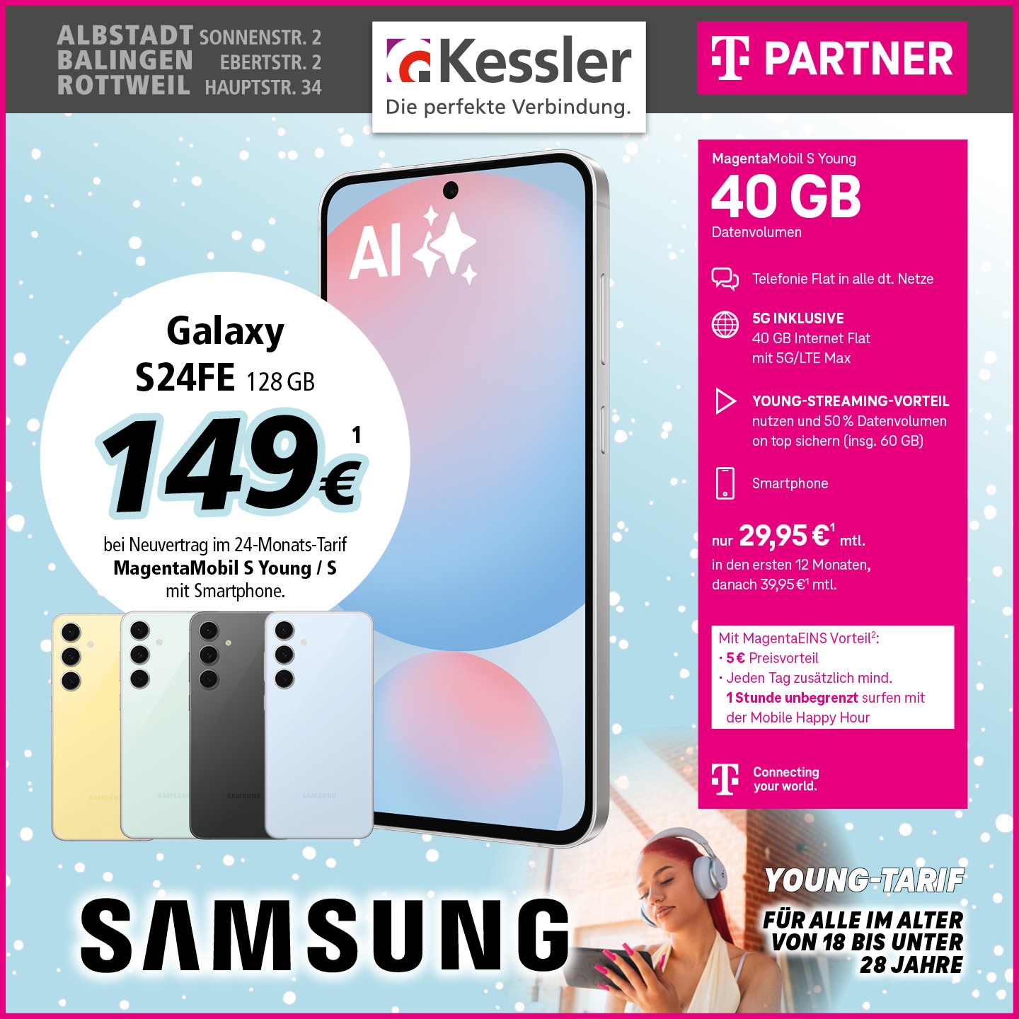 MagentaMobil S Young mit Samsung S24FE