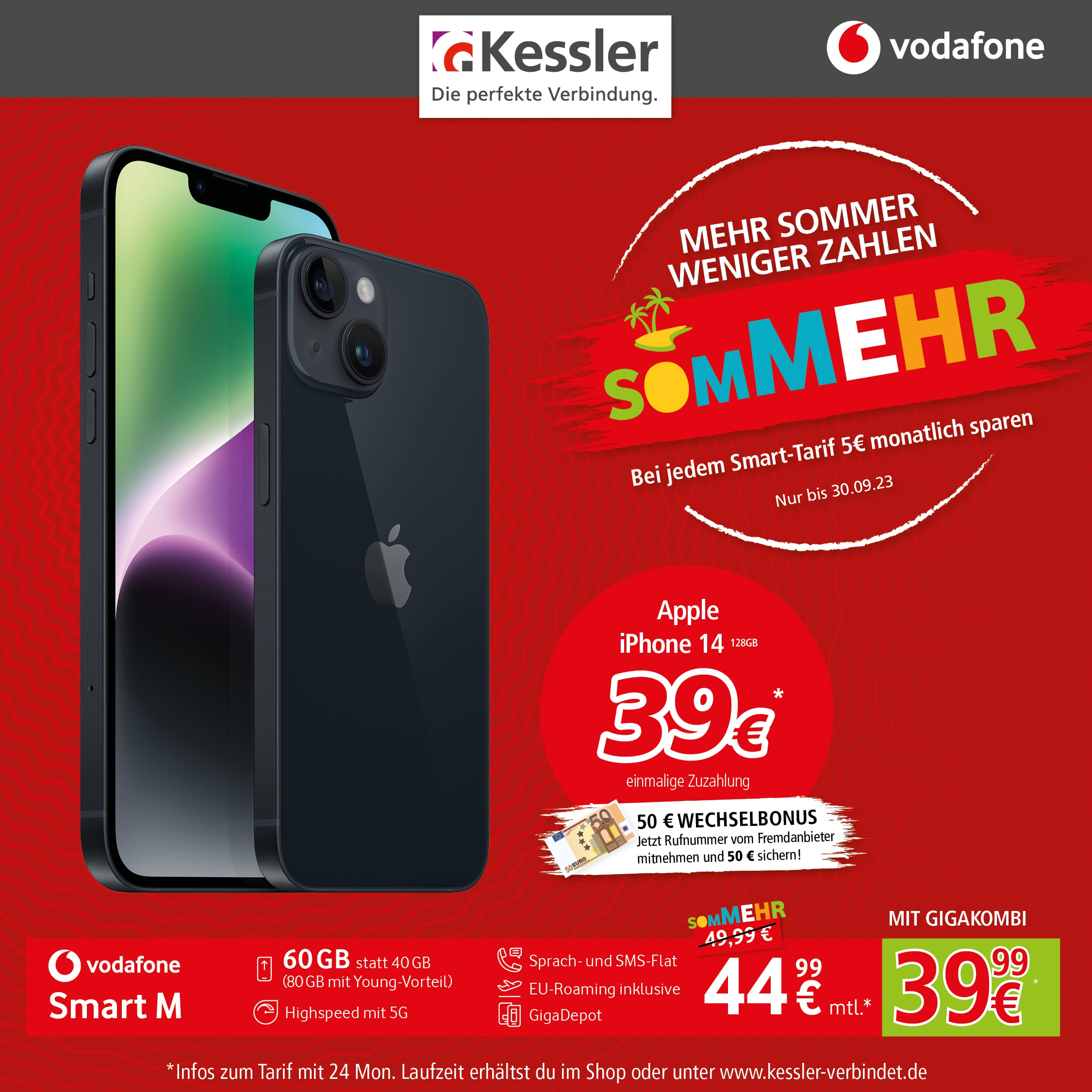 vodafone deals iphone 14